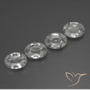 Shop natural 4.34ct Blanc Zircon gems, ovale, from Cambodge at GemSelect. In stock, global shipping!