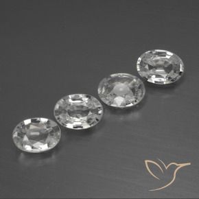 Shop natural 3.83ct Blanc Zircon gems, ovale, from Cambodge at GemSelect. In stock, global shipping!