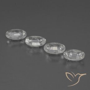 Shop natural 3.83ct Blanc Zircon gems, ovale, from Cambodge at GemSelect. In stock, global shipping!