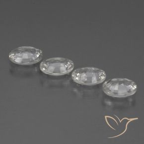 Shop natural 4.06ct Blanc Zircon gems, ovale, from Cambodge at GemSelect. In stock, global shipping!
