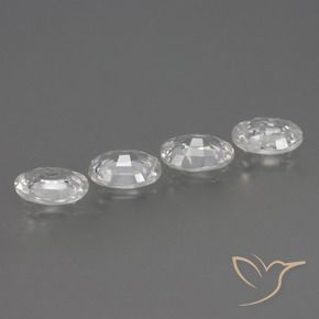 Shop natural 3.98ct Blanc Zircon gems, ovale, from Cambodge at GemSelect. In stock, global shipping!