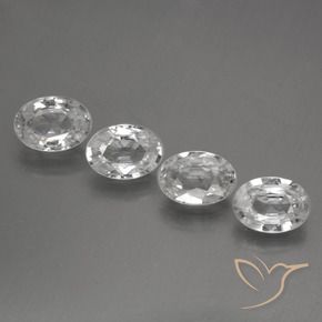 Shop natural 4.30ct Blanc Zircon gems, ovale, from Cambodge at GemSelect. In stock, global shipping!