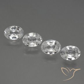 Shop natural 4.11ct Blanc Zircon gems, ovale, from Cambodge at GemSelect. In stock, global shipping!