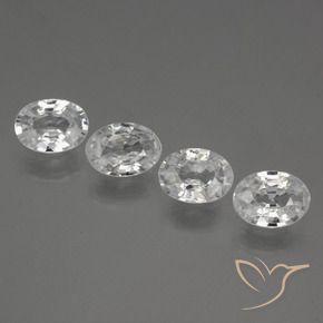 Shop natural 4.10ct Blanc Zircon gems, ovale, from Cambodge at GemSelect. In stock, global shipping!