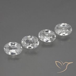 Shop natural 4.07ct Blanc Zircon gems, ovale, from Cambodge at GemSelect. In stock, global shipping!