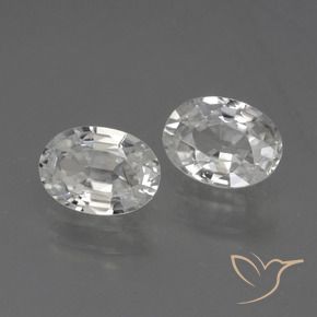 Shop natural 2.29ct Blanc Zircon gems, ovale, from Cambodge at GemSelect. In stock, global shipping!