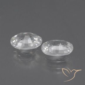 Shop natural 2.21ct Blanc Zircon gems, ovale, from Cambodge at GemSelect. In stock, global shipping!