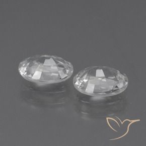 Shop natural 2.21ct Blanc Zircon gems, ovale, from Cambodge at GemSelect. In stock, global shipping!