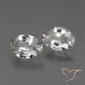 Shop natural 2.33ct Blanc Zircon gems, ovale, from Cambodge at GemSelect. In stock, global shipping!