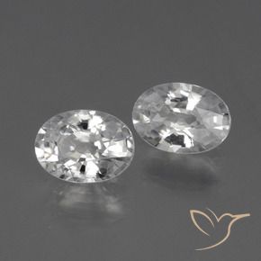 Shop natural 2.31ct Blanc Zircon gems, ovale, from Cambodge at GemSelect. In stock, global shipping!