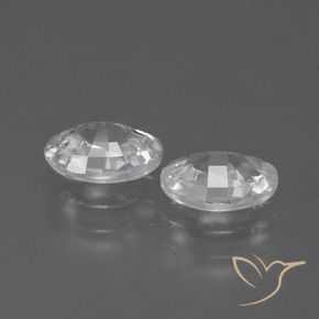 Shop natural 2.11ct Blanc Zircon gems, ovale, from Cambodge at GemSelect. In stock, global shipping!