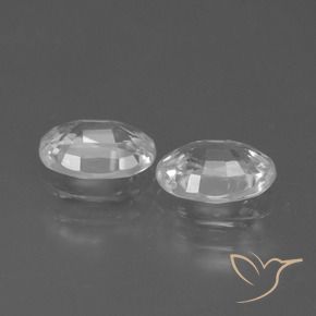 Shop natural 2.34ct Blanc Zircon gems, ovale, from Cambodge at GemSelect. In stock, global shipping!