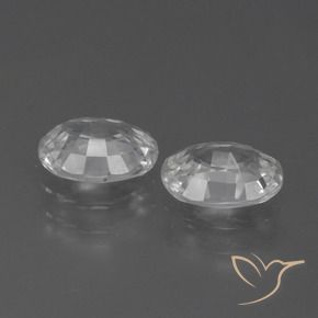Shop natural 2.38ct Blanc Zircon gems, ovale, from Cambodge at GemSelect. In stock, global shipping!