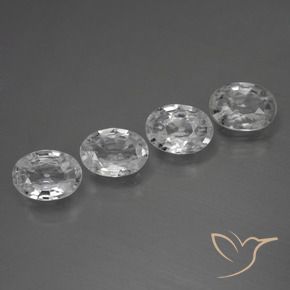 Shop natural 4.00ct Blanc clair Zircon gems, ovale, from Cambodge at GemSelect. In stock, global shipping!