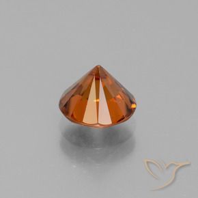 Zircon Orange moyen naturelle Tour, 2.14 ct, VVS