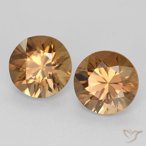 Shop natural 3.89ct Orange moyen Zircon gems, Tour, from Cambodge at GemSelect. In stock, global shipping!