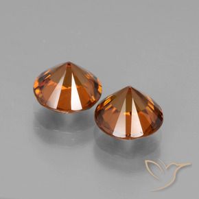 Shop natural 3.90ct Orange foncé Zircon gems, Tour, from Cambodge at GemSelect. In stock, global shipping!