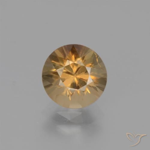 1.95ct Naturel Pêche doré Zircon, Tour, VS