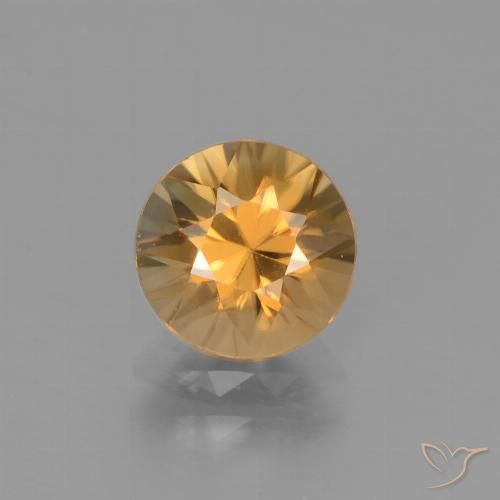 1.93ct Naturel Orange doré Zircon, Tour, VVS