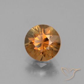Zircon Orange terreux naturelle Tour, 1.90 ct, VVS-VS