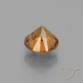 Zircon Orange moyen naturelle Tour, 1.76 ct, VVS-VS