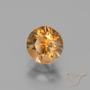 Zircon Orange doré naturelle Tour, 1.90 ct, VVS-VS