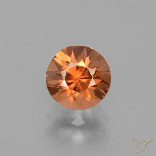 1.81ct Naturel Orange rouge foncé Zircon, Tour, VVS