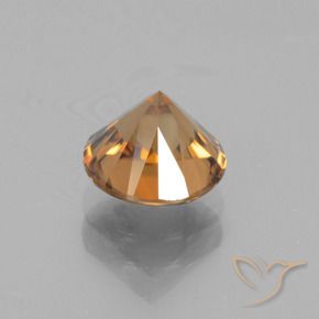 Zircon Orange moyen naturelle Tour, 2.40 ct, VVS