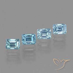 Shop natural 1.94ct Bleu clair Zircon gems, Octogone / coupe Émeraude, from Cambodge at GemSelect. In stock, global shipping!