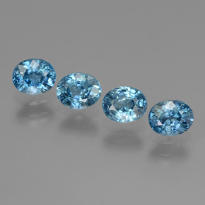 Achetez naturel 2,44ct bleue zircon gems, coupe ovale, en provenance cambodge chez gemselect. en stock, livraison internationale!