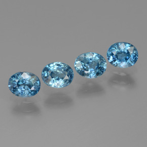 Achetez naturel 2,44ct bleue zircon gems, coupe ovale, en provenance cambodge chez gemselect. en stock, livraison internationale!