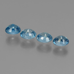 Achetez naturel 2,44ct bleue zircon gems, coupe ovale, en provenance cambodge chez gemselect. en stock, livraison internationale!