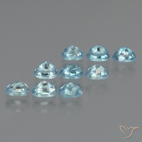 Shop natural 4.97ct Bleu moyen Zircon gems, ovale, from Cambodge at GemSelect. In stock, global shipping!