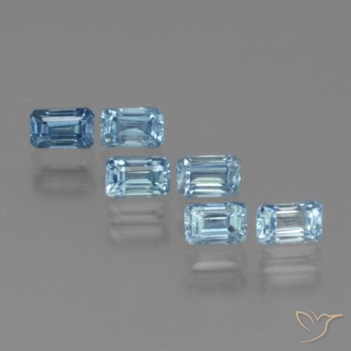 Shop natural 1.82ct Bleu Zircon gems, Octogone / coupe Émeraude, from Cambodge at GemSelect. In stock, global shipping!