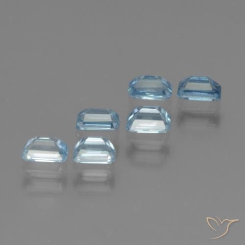 Shop natural 1.82ct Bleu Zircon gems, Octogone / coupe Émeraude, from Cambodge at GemSelect. In stock, global shipping!