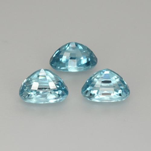Achetez naturel 1.80ct Bleu Zircon gems, Coupe ovale, En provenance Cambodge chez GemSelect. En stock, livraison internationale!