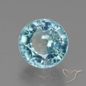 Zircon Bleu aquatique profond naturelle Tour, 3.29 ct, VS