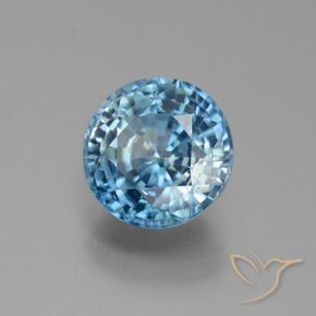 Zircon Bleu naturelle Tour, 3.75 ct, VS