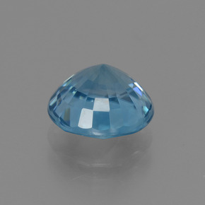 Zircon Bleu naturelle Coupe roude, 5.13 ct, VS