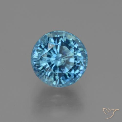 Zircon Bleu franc naturelle Tour, 4.20 ct, VS