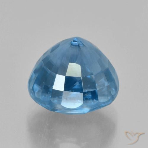 Zircon Bleu naturelle Tour, 5.72 ct, VVS