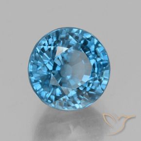 Zircon Bleu naturelle Tour, 4.68 ct, VVS