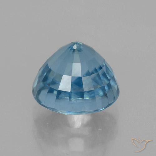 Zircon Bleu ciel naturelle Tour, 4.52 ct, VVS