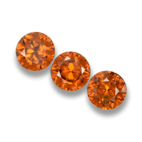 Achetez naturel 1.73ct Orange Zircon gems, Coupe roude, En provenance Cambodge chez GemSelect. En stock, livraison internationale!