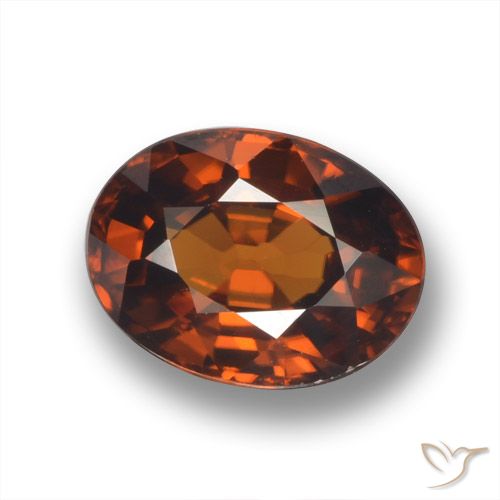 2.03ct Naturel Brun pain d'épices Zircon, ovale, VVS