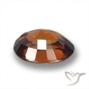 Zircon Brun pain d'épices naturelle ovale, 2.03 ct, VVS