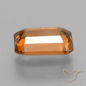 Zircon Orange brunâtre naturelle Octogone / coupe Émeraude, 1.22 ct, VVS-VS