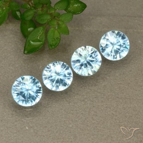Shop natural 2.05ct Bleu bébé Zircon gems, Tour, from Cambodge at GemSelect. In stock, global shipping!