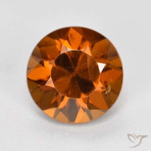 1.65ct Naturel Orange rougeâtre Zircon, Tour, VVS-VS