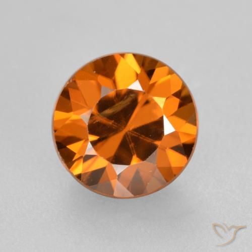 1.82ct Naturel Orange moyen Zircon, Tour, VS